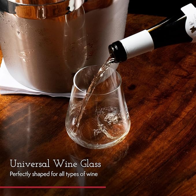 Gabriel-Glas DrinkArt Bottle - Crystal Wine Decanter - Premium, Modern Carafe and Serving Pitcher for Wine, Juice, and More - Dishwasher Safe, Lead-Free, 1.2L Capacity
